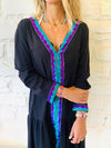Black Ree Embellished Dress