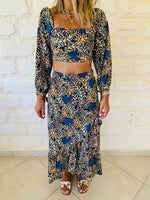 Blue Olympia Linen Set