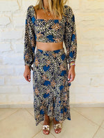 Blue Olympia Linen Set
