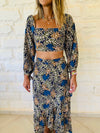 Blue Olympia Linen Set
