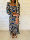 Blue Olympia Linen Set