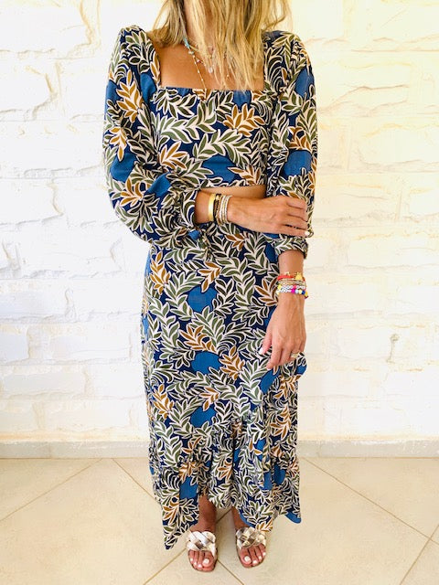 Blue Olympia Linen Set