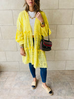 Yellow Anglaise Kimono
