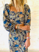 Blue Olympia Linen Set