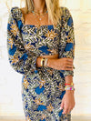 Blue Olympia Linen Set