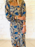 Blue Olympia Linen Set
