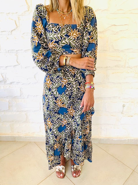 Blue Olympia Linen Set