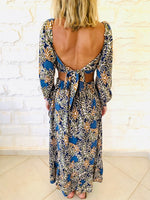 Blue Olympia Linen Set