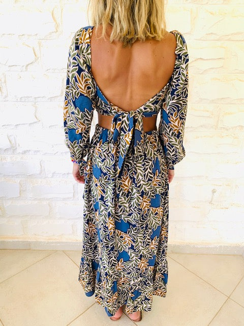Blue Olympia Linen Set