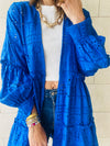 Blue Anglaise Kimono