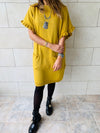Mustard Fiesta Knit Dress