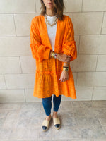 Orange Anglaise Kimono