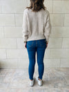 Beige Slouch Knit Pullover