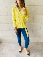 Yellow Buckle Top