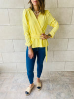 Yellow Buckle Top