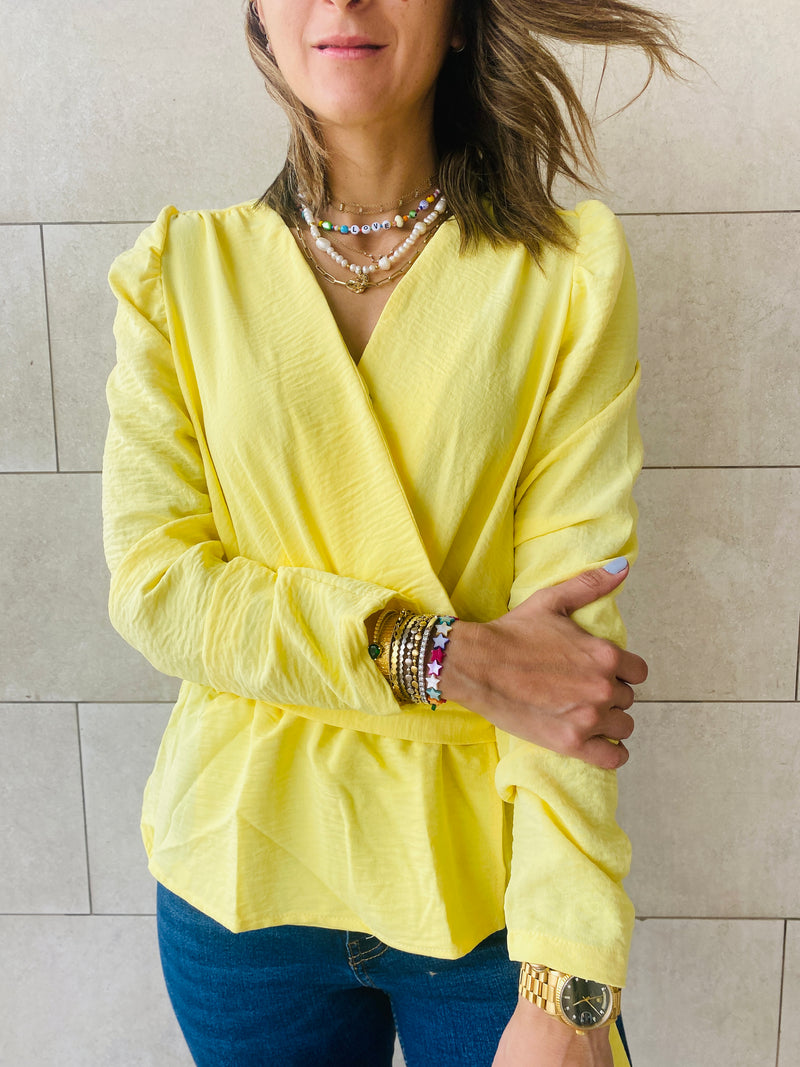 Yellow Buckle Top