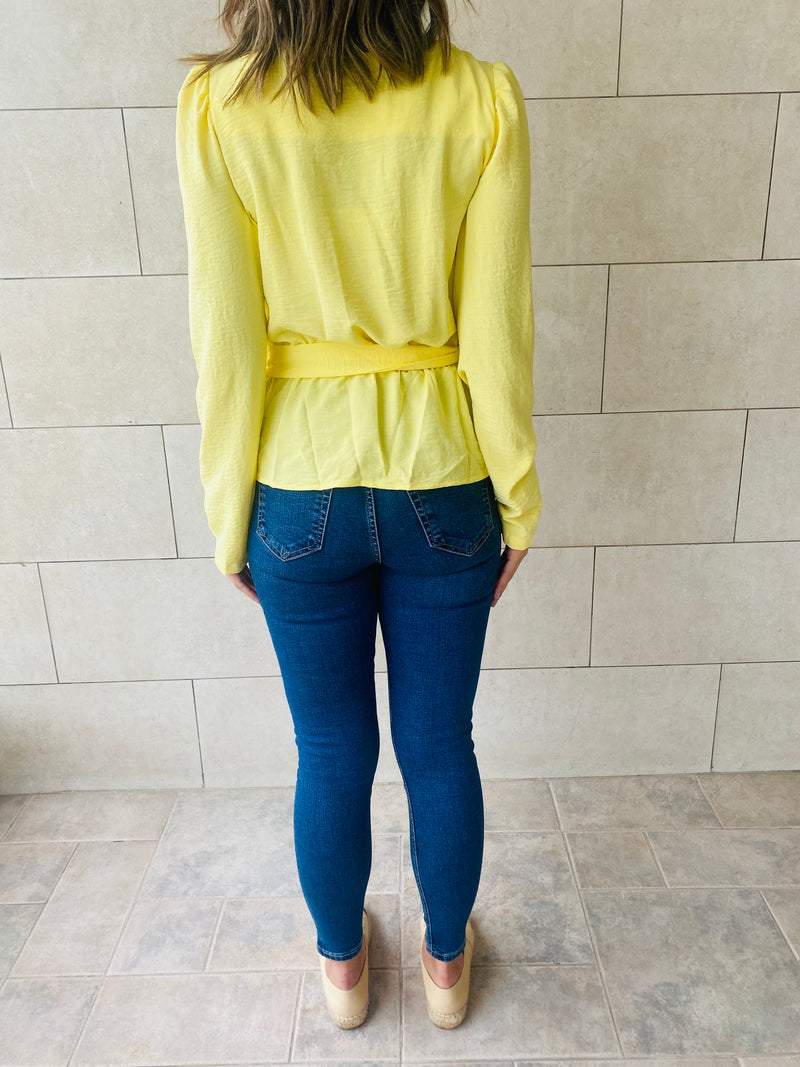 Yellow Buckle Top