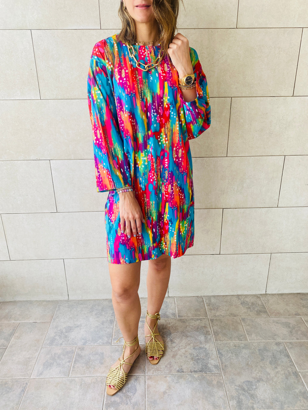 Confetti Printed Dress