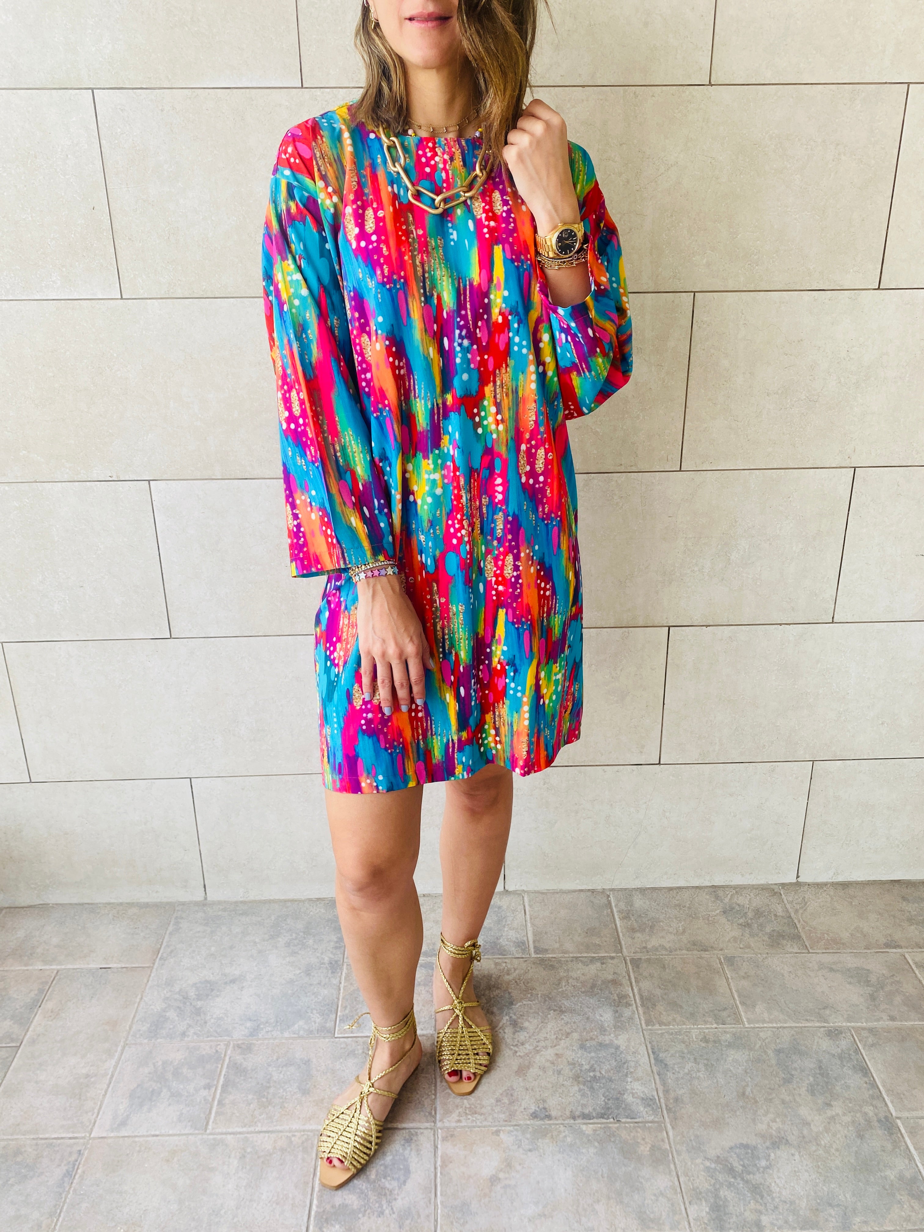 Confetti Printed Dress