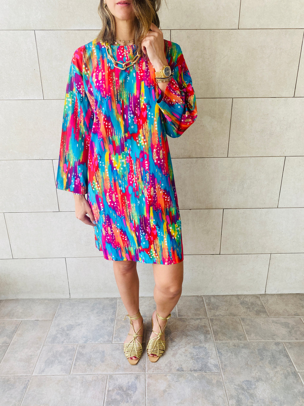 Confetti Printed Dress