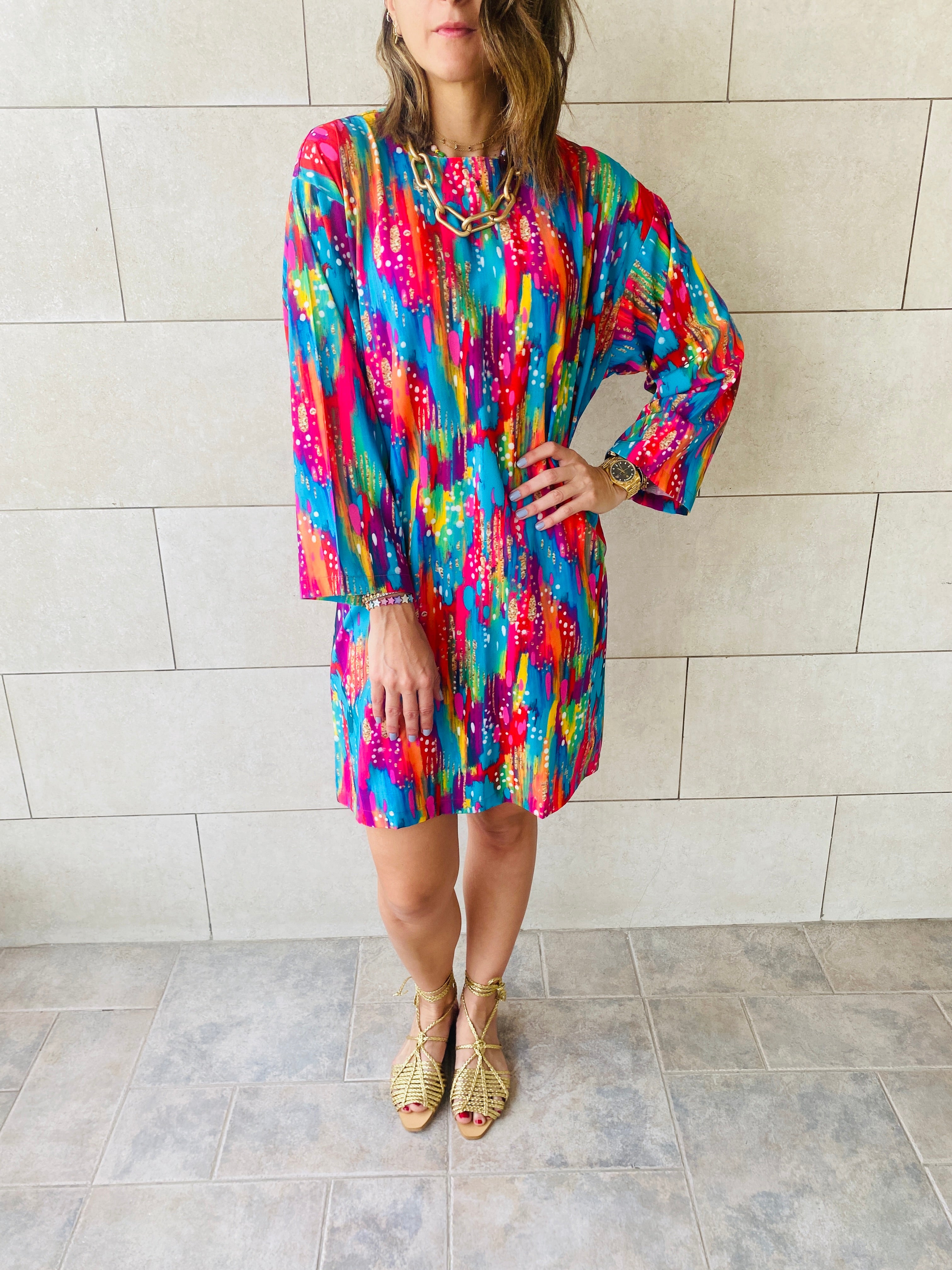 Confetti Printed Dress