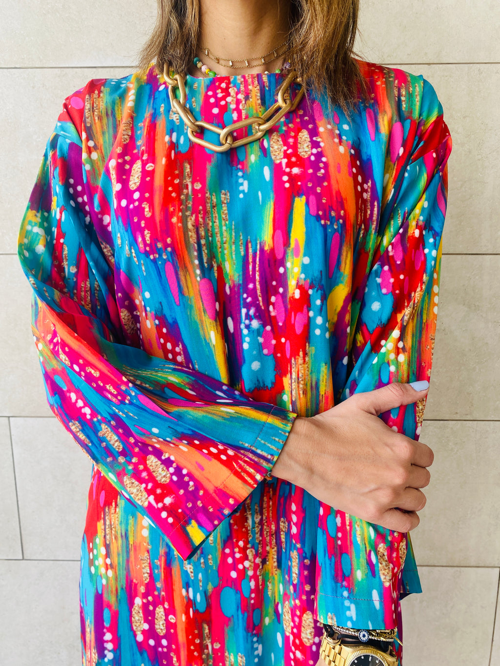 Confetti Printed Dress