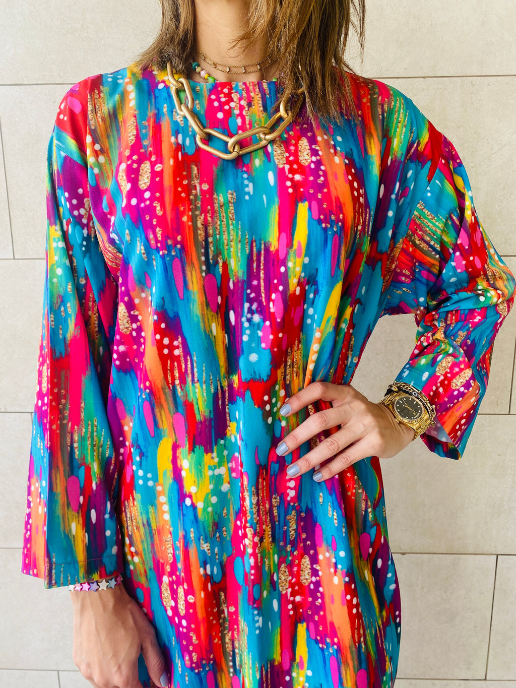 Confetti Printed Dress