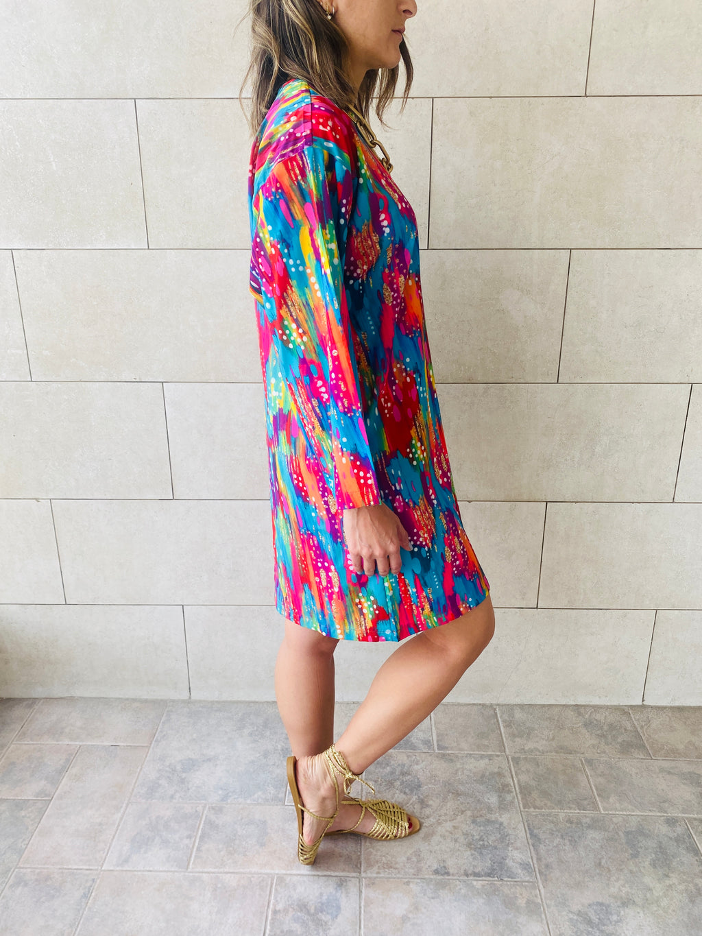 Confetti Printed Dress