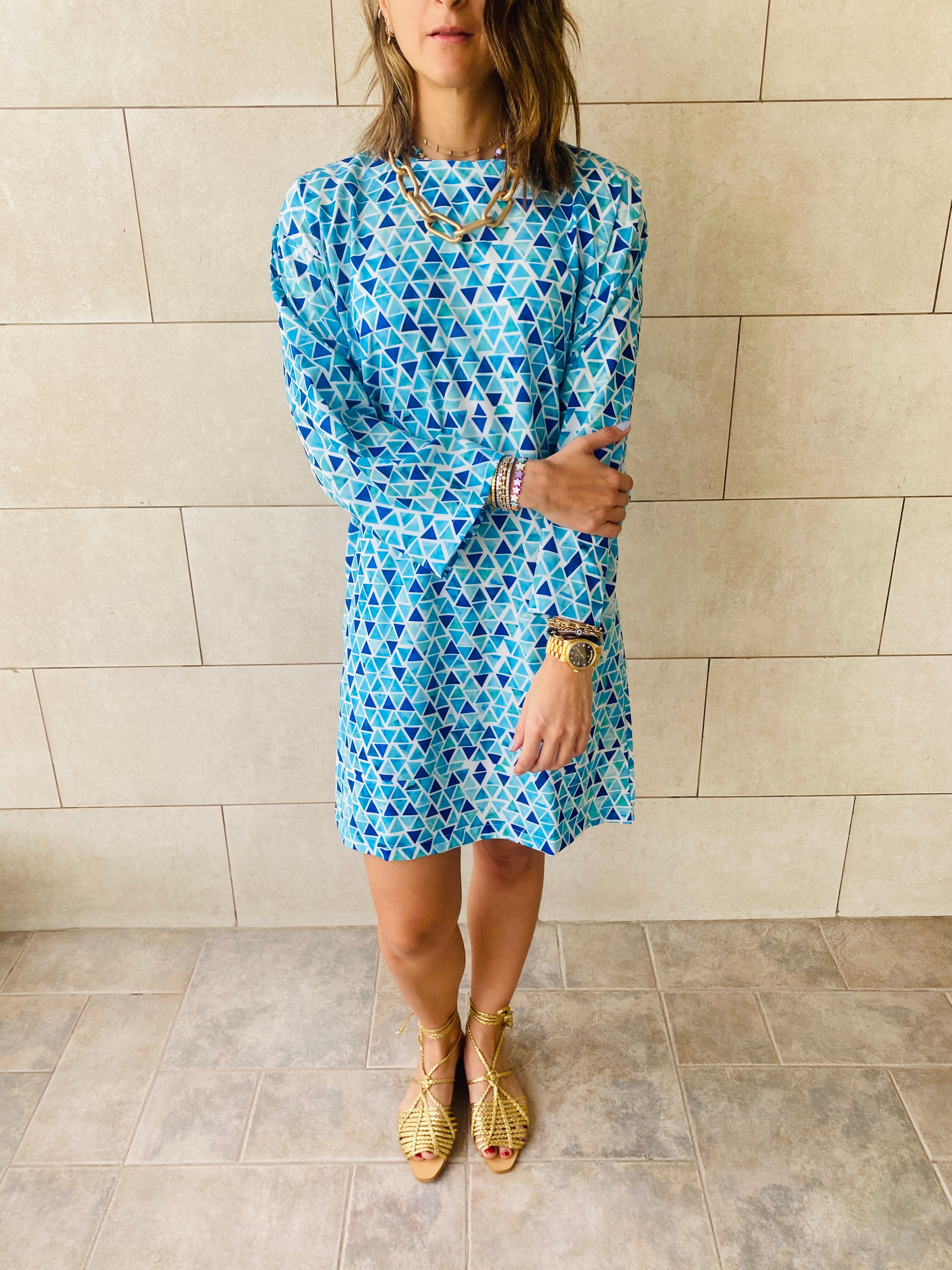 Blues Printed Dress
