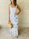 Blue Embroidery Stroll Dress