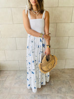 Blue Embroidery Stroll Dress
