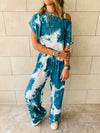3 Piece Blue Tie Dye Set