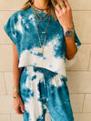 3 Piece Blue Tie Dye Set