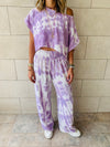 3 Piece Lilac Tie Dye Set