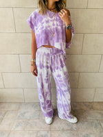3 Piece Lilac Tie Dye Set