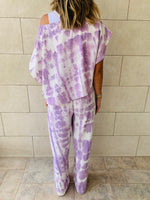 3 Piece Lilac Tie Dye Set