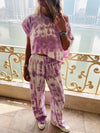 3 Piece Lilac Tie Dye Set