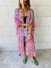 Pink Chiffon Classic Kimono