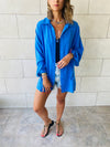 Blue Linen Shirt