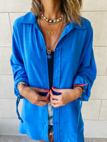 Blue Linen Shirt