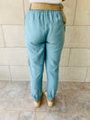 Aqua Belted Pants