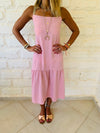 Rosie Back Tie Tiered Dress