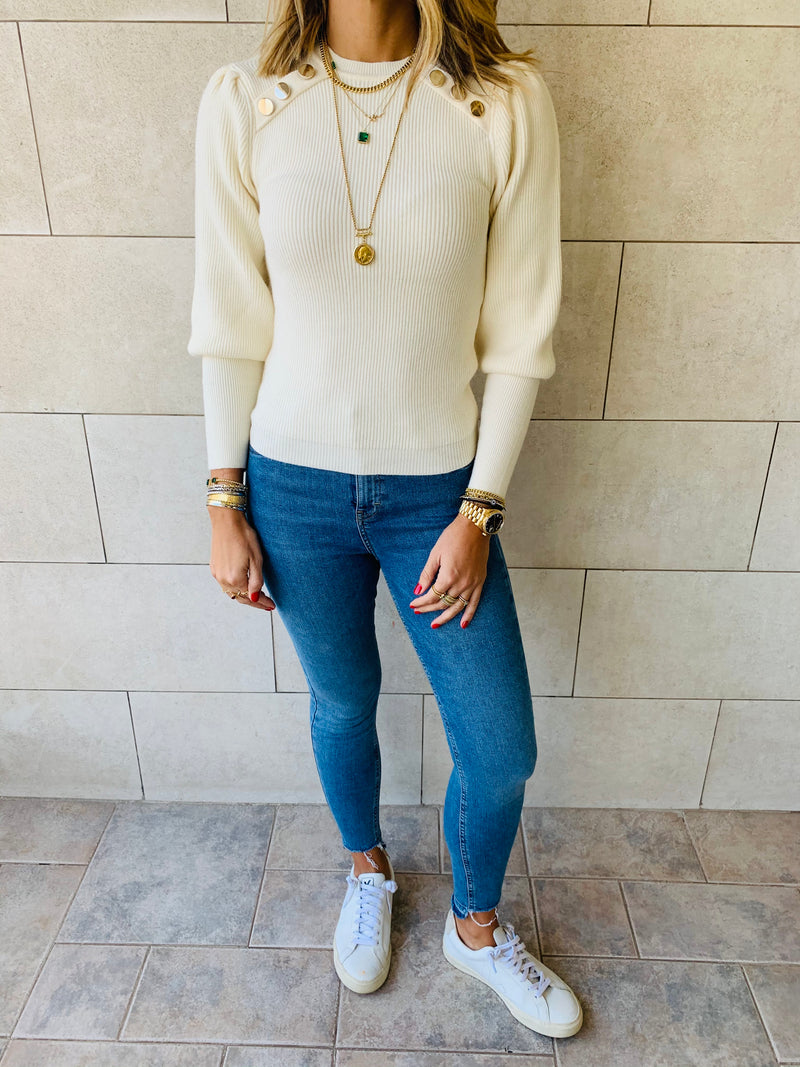 Ivory Le Goldie Pullover