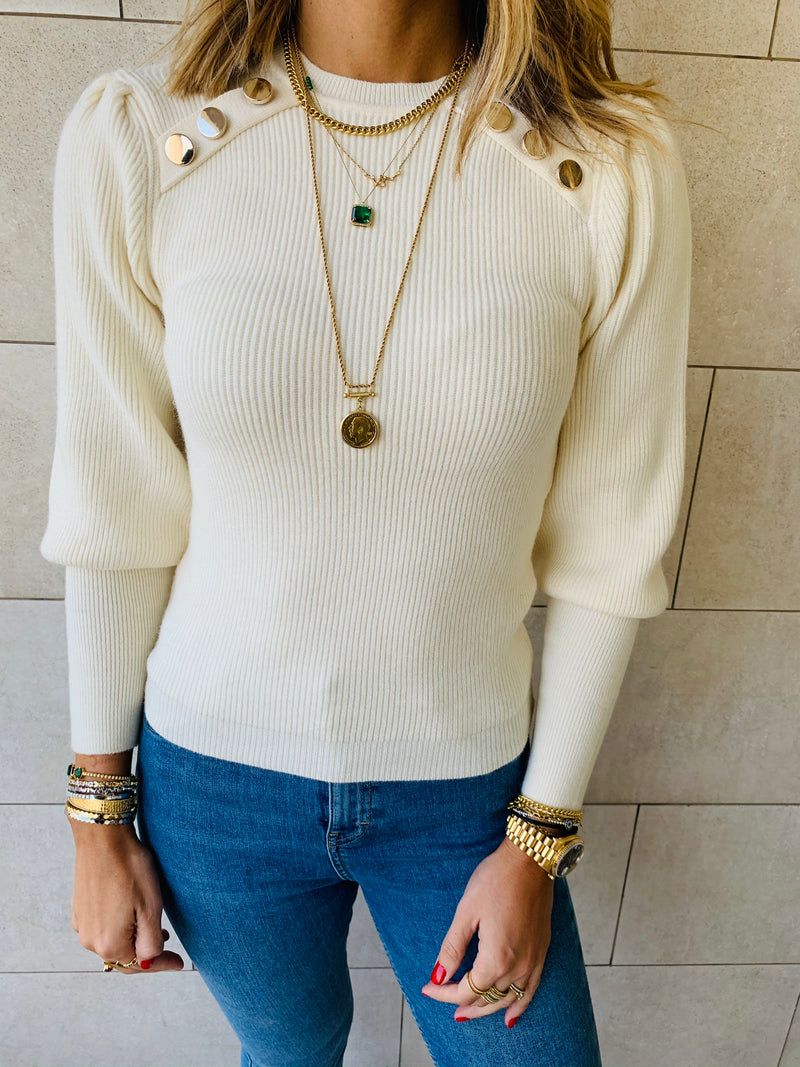 Ivory Le Goldie Pullover