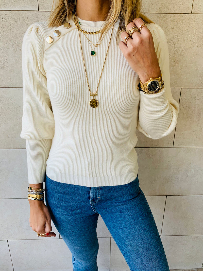Ivory Le Goldie Pullover