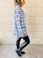Blue Majolica Cardigan