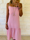 Rosie Back Tie Tiered Dress