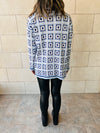 Blue Majolica Cardigan