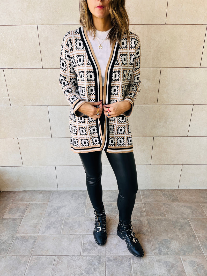 Beige Majolica Cardigan