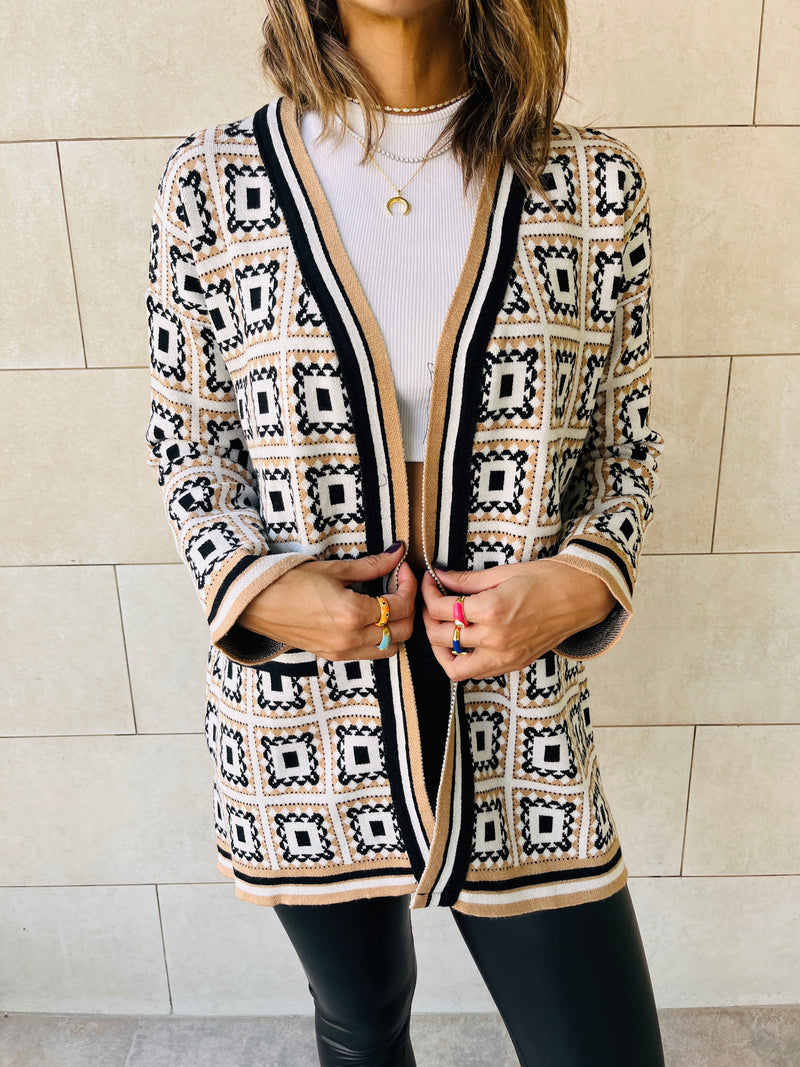 Beige Majolica Cardigan